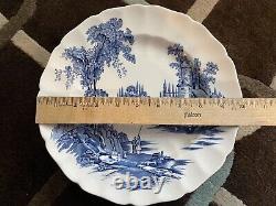 RARE 7 Johnson Brothers (Made in?) THE OLD MILL Dinner Plates, 10