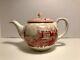 Rare Historic America Red Teapot Mount Vernon Johnson Bro. Eng(1930-1974) 40 Oz