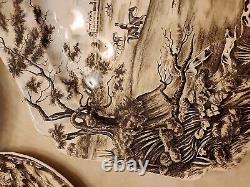 RARE JOHNSON BROS. TALLY HO THE KILL Serving Showcase Platter 20.5 X 16