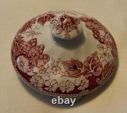 RARE Johnson Bros Strawberry Fair Pink? Teapot & Lid