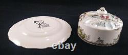 RARE Johnson Brothers Friendly Village Round Butter Dish