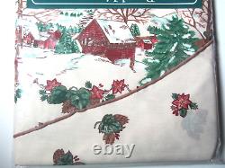 RARE! Tablecloth Oval 60x102 Johnson Brothers Friendly Village -New in Pkg