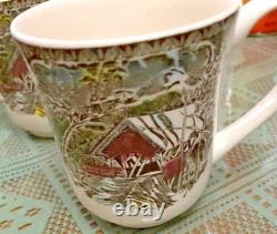 RARE VTG Johnson Brothers Friendly Village Sugar Maple Svc for 12