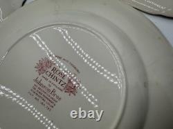 ROSE? CHINTZ JOHNSON BROS ENGLAND Set of 8 Dinner Plates