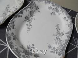 Rare Antique Johnson Bros.'hops' 4 Piece Transferware Platter Set