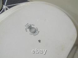 Rare Antique Johnson Bros.'hops' 4 Piece Transferware Platter Set