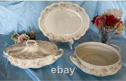 Rare Beautiful Antique JOHNSON BROS Tureens and Platter