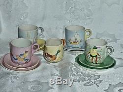 Rare Collectable Bone China Hand Painted Childrens Tea Set Johnson Brothers