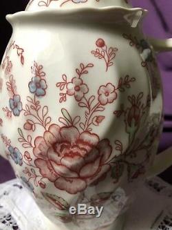 Rare! Elegant' Johnson Brothers England Rose Chintz' Coffee Pot