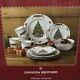 Rare! Johnson Brothers Victorian Christmas Nib 16 Pieces Set China Porcelain