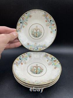 Rare PAREEK Les Fontaines 1925 Art Exhibition JOHNSON BRO Set 5 Bowls