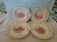 Rare! Set Of 4 Johnson Bros Old Britain Castles Cut Out Lace Dinner Plates