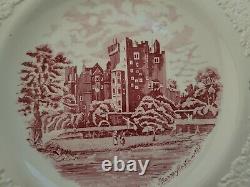 Rare! Set of 4 Johnson Bros Old Britain Castles Cut Out Lace Dinner Plates