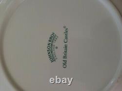 Rare! Set of 4 Johnson Bros Old Britain Castles Cut Out Lace Dinner Plates