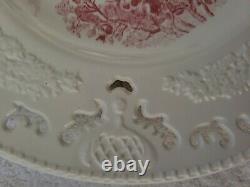 Rare! Set of 4 Johnson Bros Old Britain Castles Cut Out Lace Dinner Plates