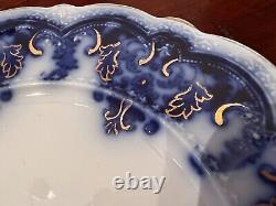 Rare Set of 6 Georgia Johnson Bros. England Flow Blue Dessert/Pie Plates 7