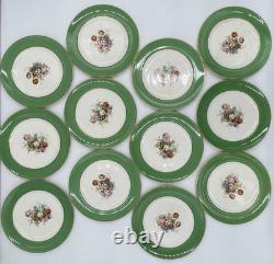 Rare Set of Antique Plates Pareek Johnson Bros England 9 Quantity 12
