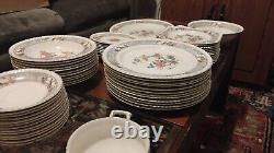 Rare Vintage 67 Pieces Johnson Brothers Vigo Fine China. Perfect Condition