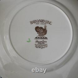 Rare! Vintage Johnson Brothers Barnyard King Turkey 37 Piece Service For 12