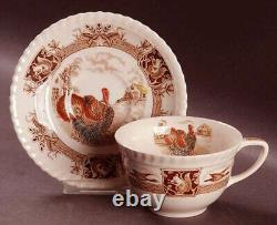 Rare! Vintage Johnson Brothers Barnyard King Turkey 37 Piece Service For 12