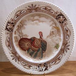 Rare! Vintage Johnson Brothers Barnyard King Turkey 3 Piece Place Setting