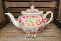 Rare Vintage Johnson Brothers Bros England WINCHESTER Pink Tea Coffee Pot with Lid