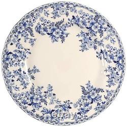 SET of 6 / Johnson Brothers DEVON COTTAGE Blue & White 10.6 DINNER PLATES