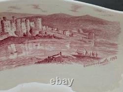 STUNNING Johnson Bros Classic Old Britain Castles Pattern Pink Tureen