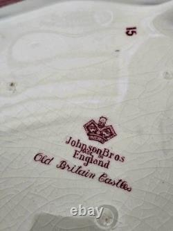 STUNNING Johnson Bros Classic Old Britain Castles Pattern Pink Tureen