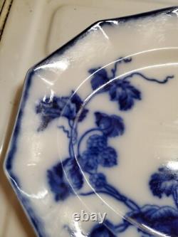 Sale! Was 200 Antique 14.25 Flow Blue Cir 1900 Johnson Bros Eng Kenworth Platter