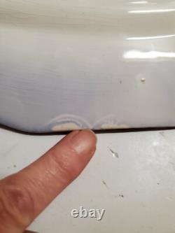 Sale! Was 200 Antique 14.25 Flow Blue Cir 1900 Johnson Bros Eng Kenworth Platter