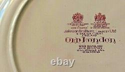 Servizio di piatti (42 pezzi) Johnson Brothers England serie OLD LONDON- vintage