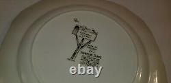 Set 12 Johnson Brothers Friendly Village Square Salad Plates Covered Bridge