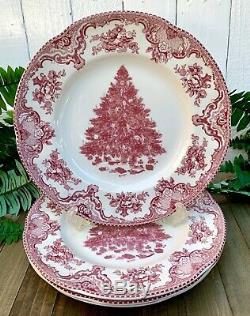 Set/12- Johnson Brothers -christmas Tree- Old Britain Castles -cups & Plates
