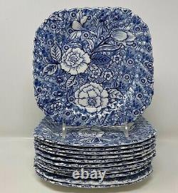 Set/12 Johnson Brothers for TIFFANY & Co. Liberty 8 1/4 Square Salad Plates