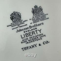 Set/12 Johnson Brothers for TIFFANY & Co. Liberty 8 1/4 Square Salad Plates