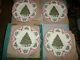 Set 4 Johnson Brothers Old Britain Castles Pink & Green Christmas Dinner Plates