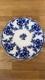 Set 6 Antique Flo Blue Embossed Edgemont Dessert / Salad Plates By Johnson Bros