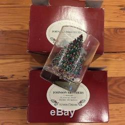 Set 8 Johnson Bros England Victorian Christmas 14 Oz Flat Tumblers Christmas NIB