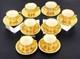 Set 8 Johnson Bros. Old English Porcelain Ornate Gold Floral Expresso/tea Cups