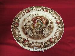 Set Of 12 Johnson Bros His Majesty Turkey Dinner Plates 10.75