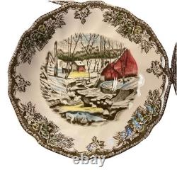 Set Of 16 Johnson Bros The Friendly Village Teacups And Saucers