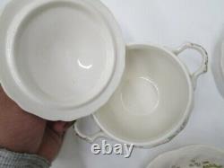 Set Of 30 Pieces Johnson Bros. Sheraton Pattern England Cups/saucer/plates/bowls