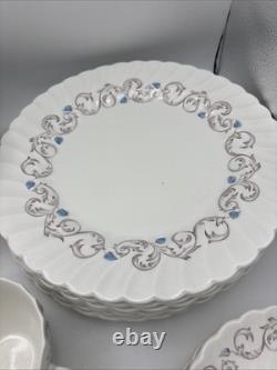 Set Of 48 China Johnson Bros ENCORE Plates, cups, Bowls, Saucer Ironstone England