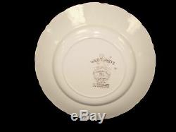 Set Of 4 Johnson Brothers Thanksgiving China Wild Turkeys Dinner Plate 10.75