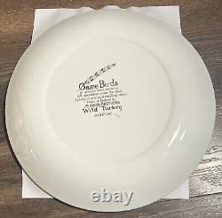 Set Of 6 1950s Johnson Brothers England Game Bird Ironstone Dinner Plates