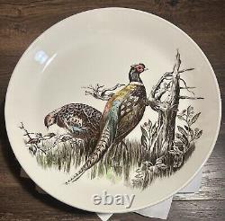 Set Of 6 1950s Johnson Brothers England Game Bird Ironstone Dinner Plates