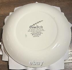 Set Of 6 1950s Johnson Brothers England Game Bird Ironstone Dinner Plates