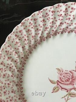 Set Of 6 Johnson Bros Rose Bouquet Dinner Plates