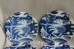 Set Of 6 Johnson Brothers 8 Tiffany Menagerie Plates Lion